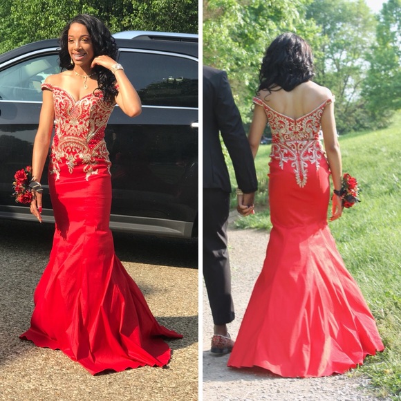 Red Prom Dress - Picture 1 of 1